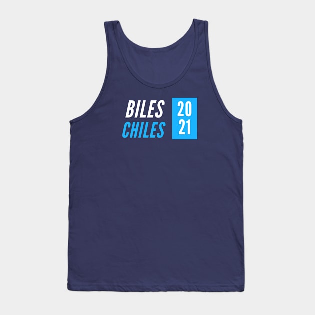 Biles/Chiles 2021 Tank Top by Half In Half Out Podcast